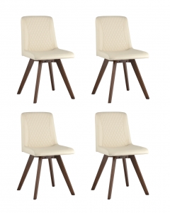 Комплект из четырех стульев MARTA 4 PU Бежевый